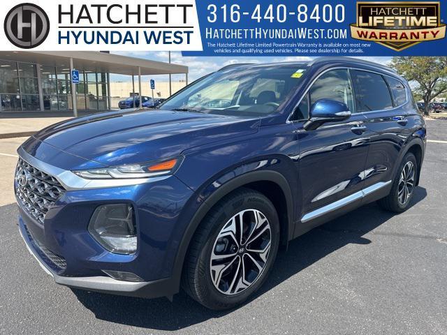 used 2019 Hyundai Santa Fe car, priced at $19,499