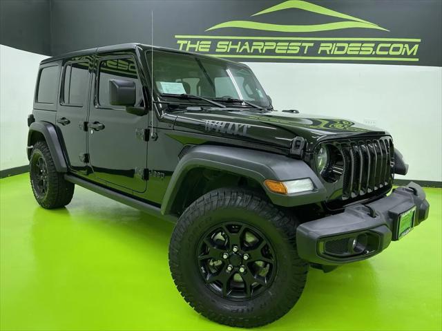 used 2021 Jeep Wrangler Unlimited car, priced at $27,988