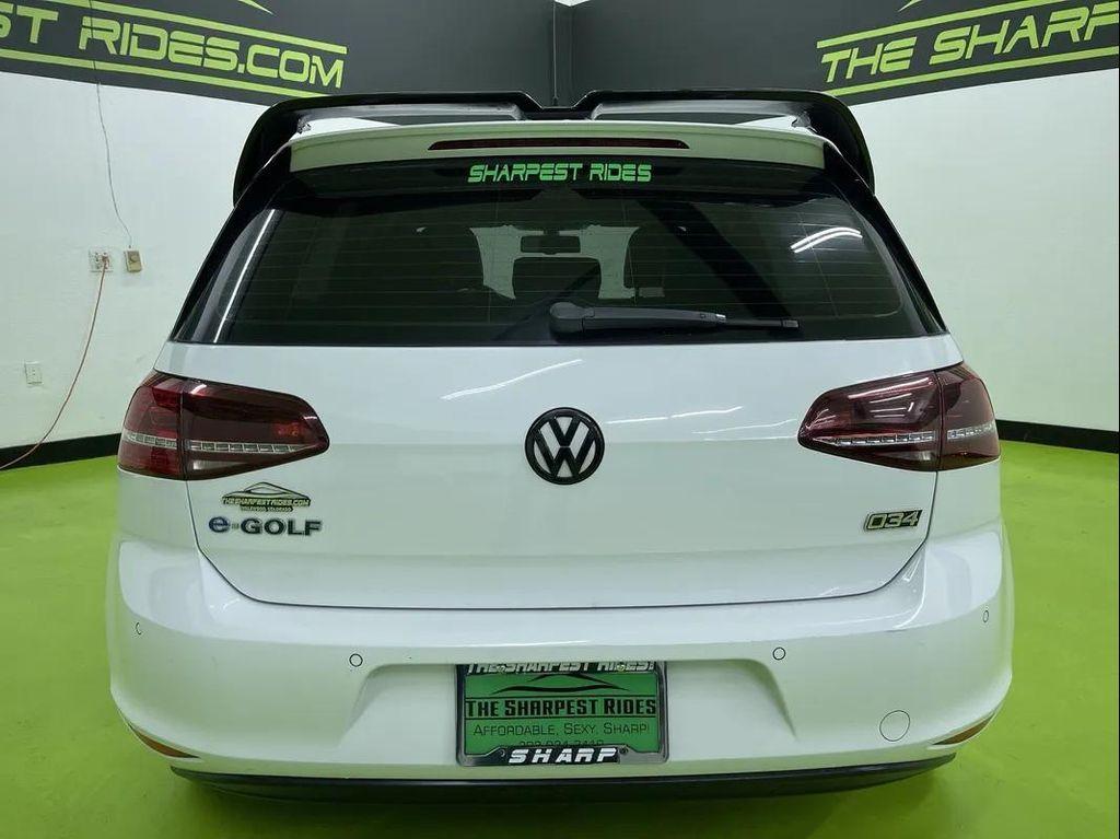 used 2016 Volkswagen e-Golf car, priced at $10,488