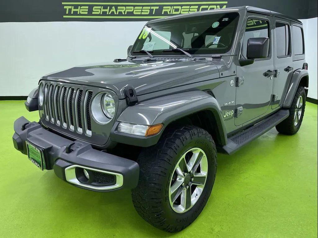 used 2018 Jeep Wrangler Unlimited car, priced at $28,988
