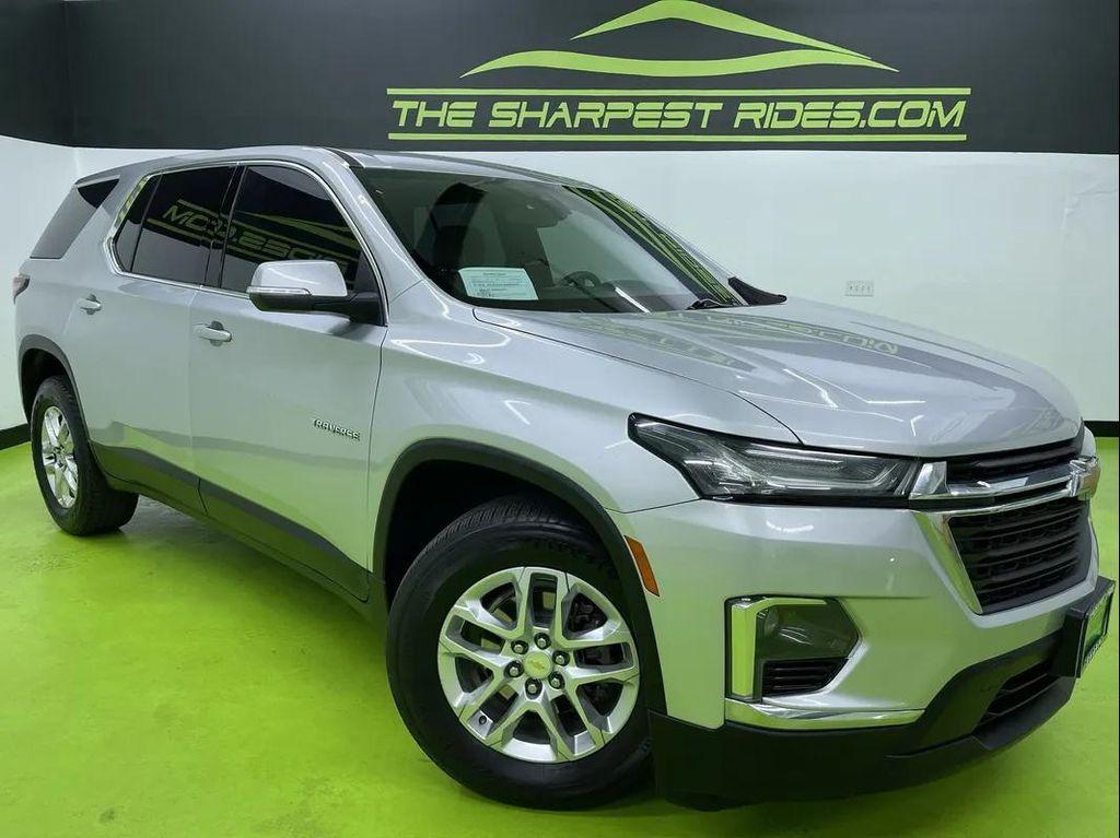 used 2022 Chevrolet Traverse car, priced at $18,488