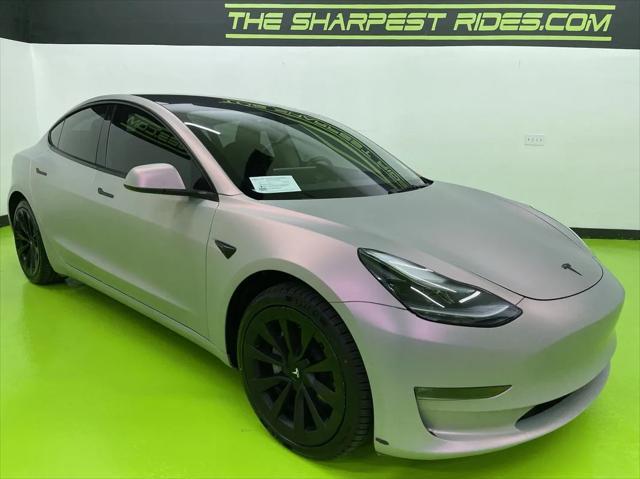 used 2022 Tesla Model 3 car, priced at $31,988