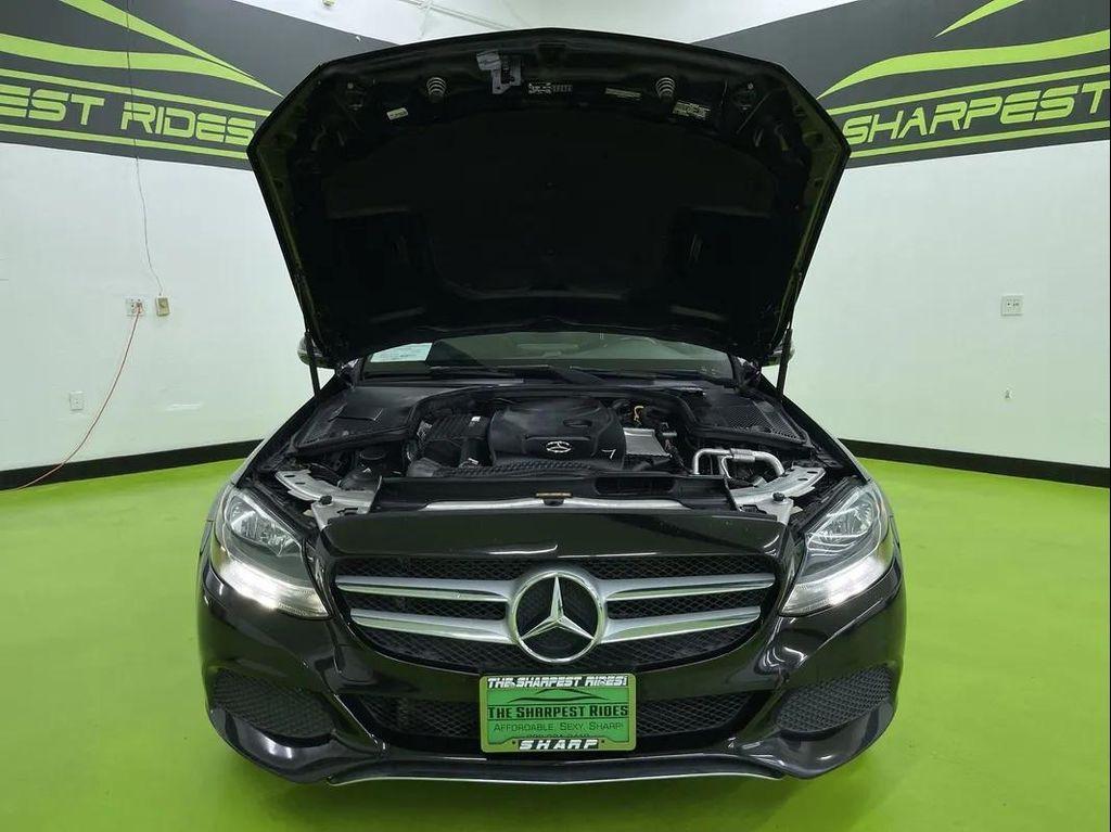 used 2018 Mercedes-Benz C-Class car, priced at $17,988