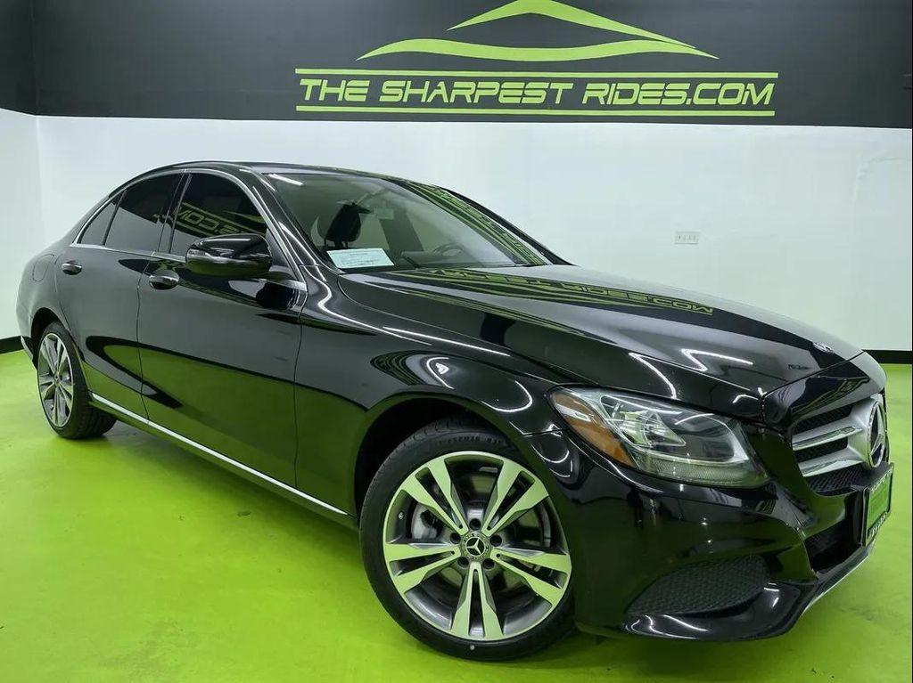 used 2018 Mercedes-Benz C-Class car, priced at $17,988