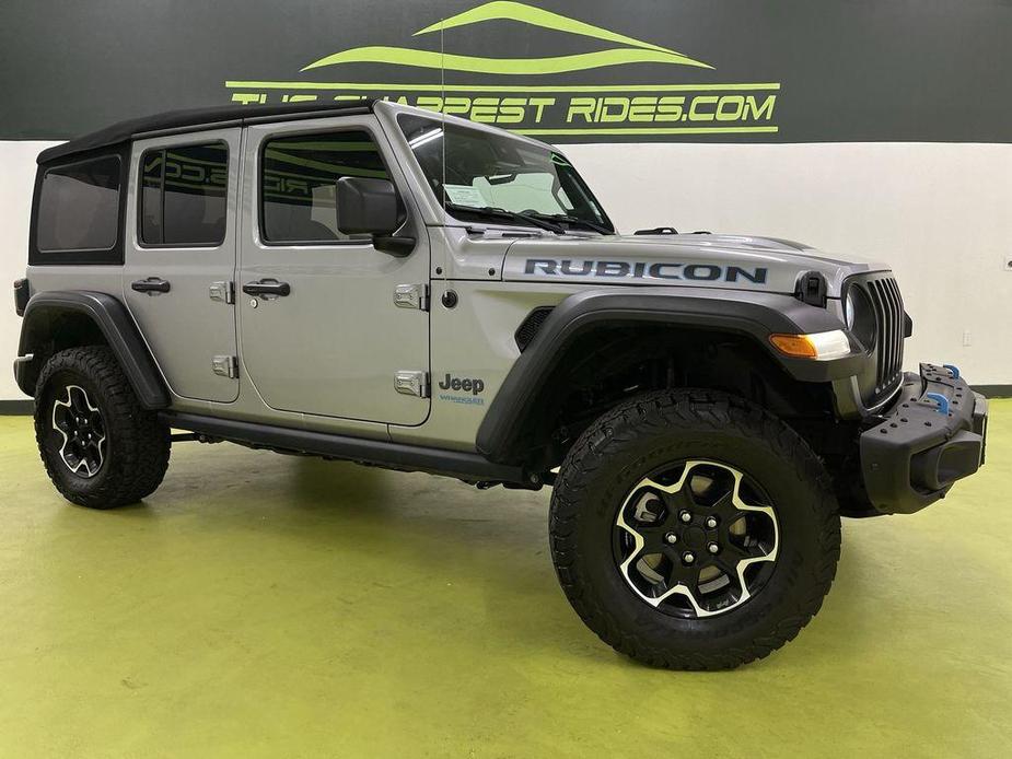 used 2021 Jeep Wrangler Unlimited 4xe car, priced at $38,487