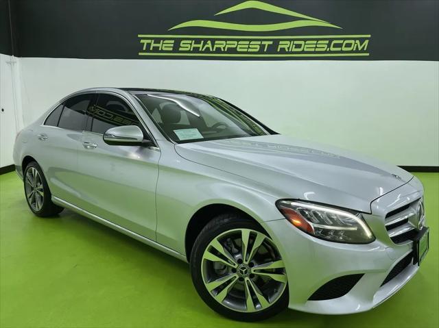 used 2019 Mercedes-Benz C-Class car, priced at $17,988