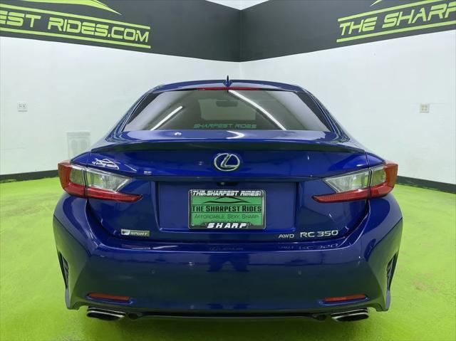 used 2015 Lexus RC 350 car, priced at $28,988