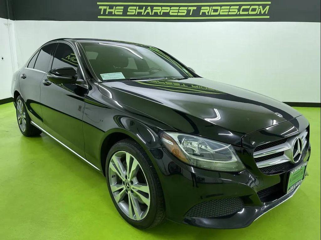 used 2018 Mercedes-Benz C-Class car, priced at $16,988