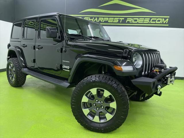 used 2018 Jeep Wrangler Unlimited car, priced at $30,988