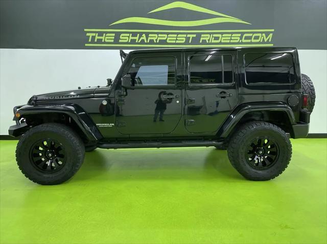used 2015 Jeep Wrangler Unlimited car, priced at $21,988