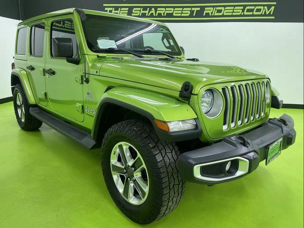 used 2020 Jeep Wrangler Unlimited car, priced at $21,988