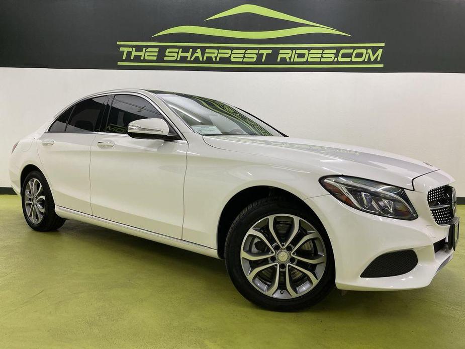 used 2015 Mercedes-Benz C-Class car, priced at $17,487