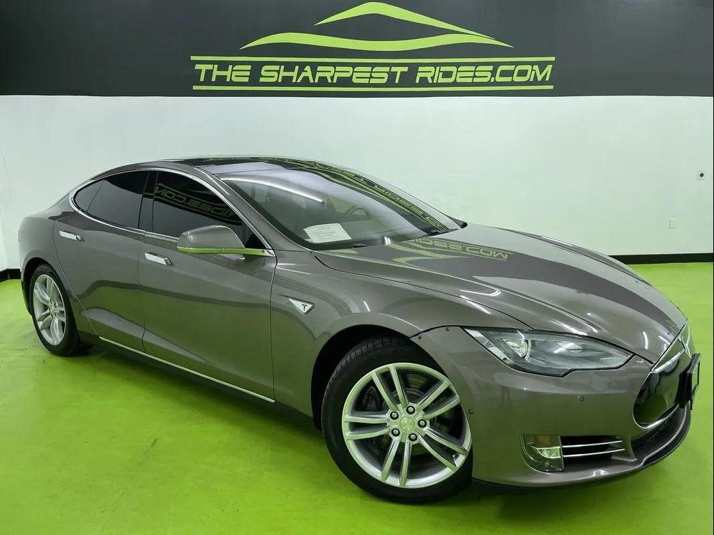 used 2015 Tesla Model S car, priced at $11,988