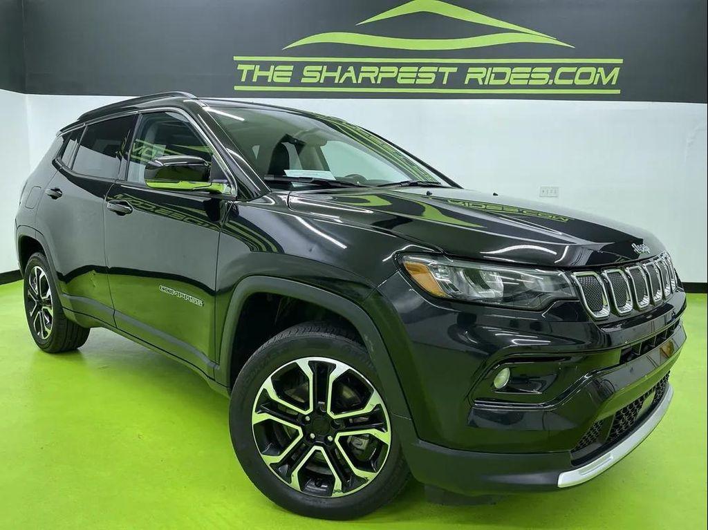 used 2022 Jeep Compass car, priced at $21,988