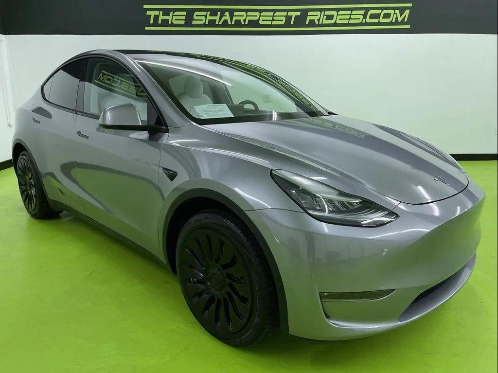 used 2020 Tesla Model Y car, priced at $27,988