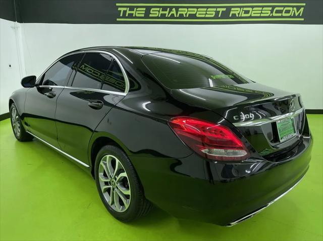 used 2018 Mercedes-Benz C-Class car, priced at $13,988