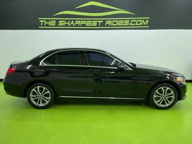 used 2018 Mercedes-Benz C-Class car, priced at $13,988