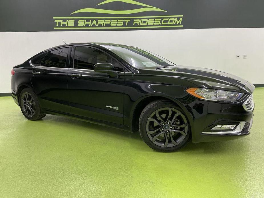 used 2018 Ford Fusion Hybrid car, priced at $16,487
