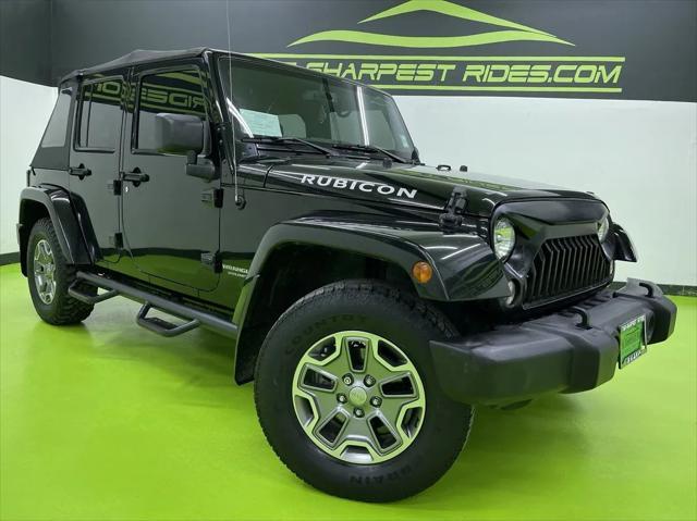 used 2016 Jeep Wrangler Unlimited car, priced at $18,988