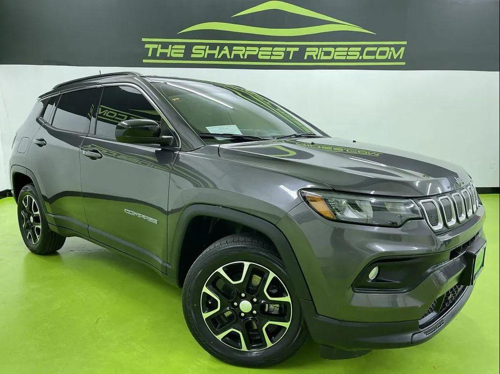 used 2022 Jeep Compass car, priced at $21,988