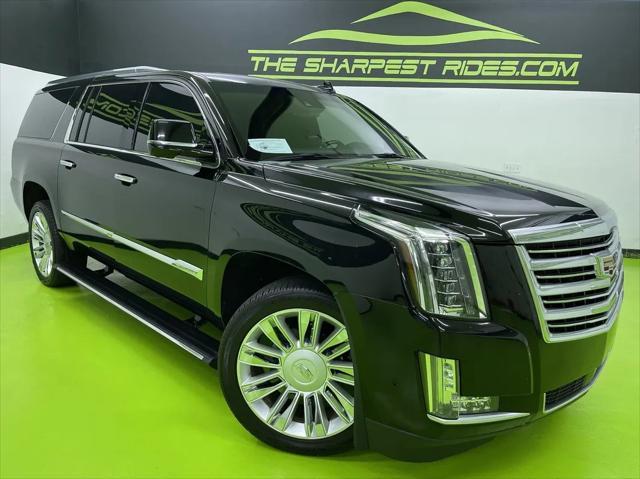 used 2017 Cadillac Escalade ESV car, priced at $27,988