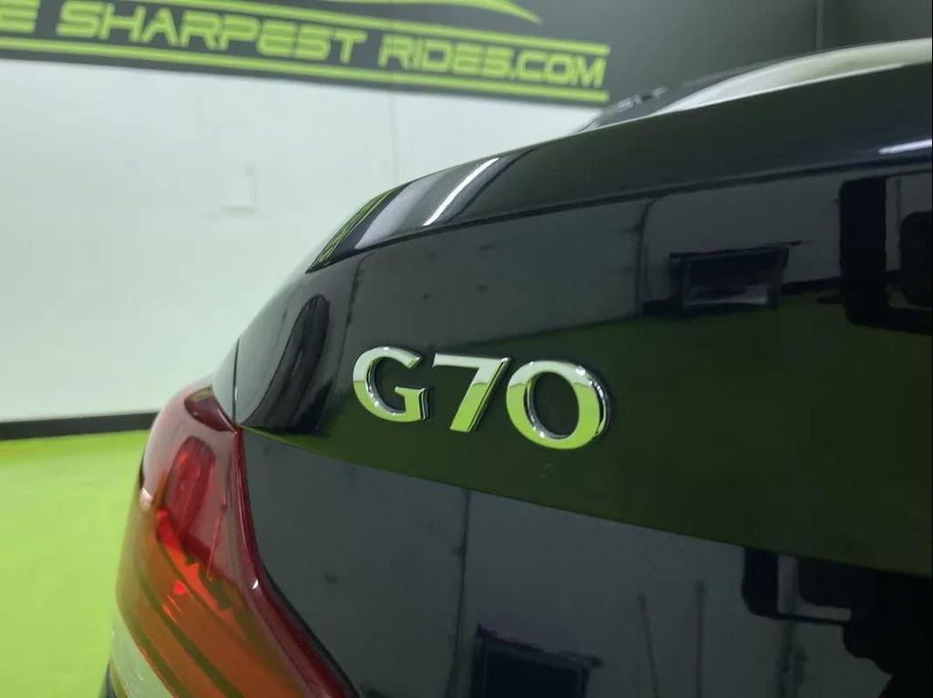 used 2020 Genesis G70 car, priced at $18,988