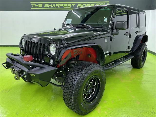 used 2018 Jeep Wrangler JK Unlimited car, priced at $21,988