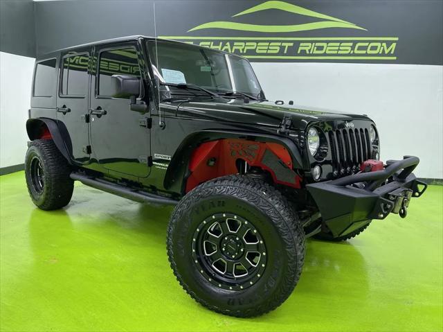 used 2018 Jeep Wrangler JK Unlimited car, priced at $21,988