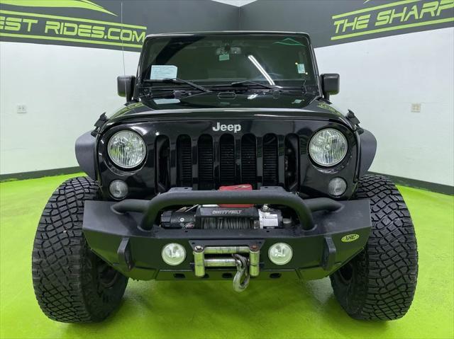 used 2018 Jeep Wrangler JK Unlimited car, priced at $21,988