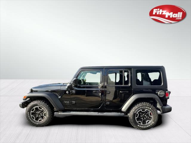 used 2022 Jeep Wrangler Unlimited car, priced at $36,500