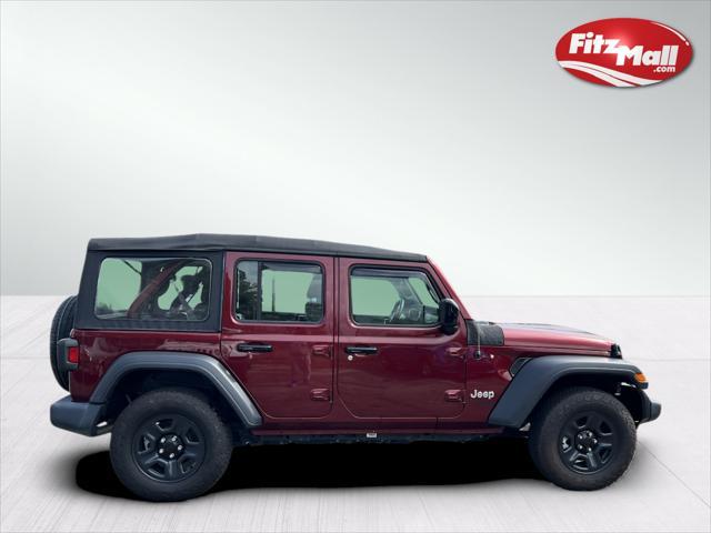 used 2021 Jeep Wrangler Unlimited car, priced at $30,000