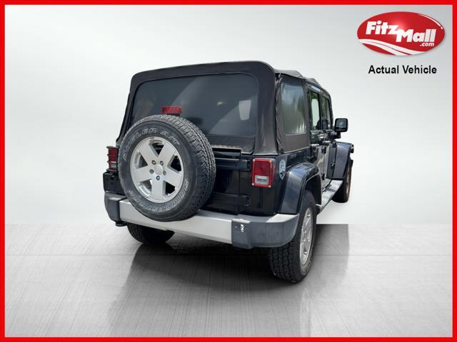 used 2012 Jeep Wrangler Unlimited car, priced at $14,999