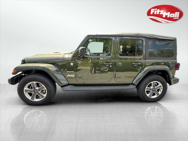 used 2022 Jeep Wrangler Unlimited car, priced at $34,699