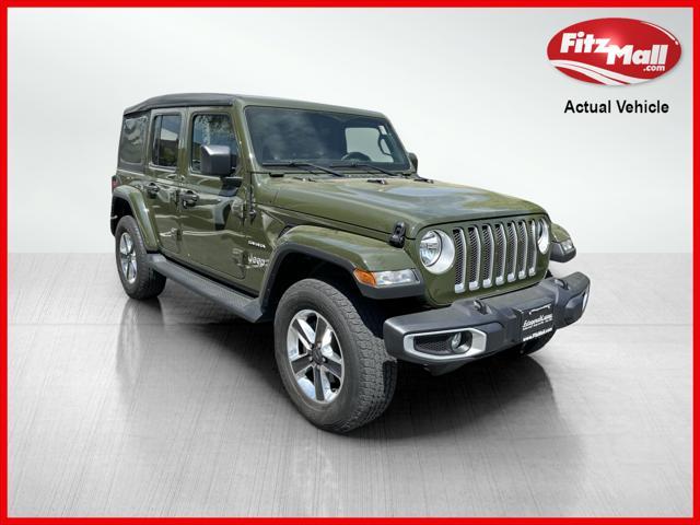 used 2022 Jeep Wrangler Unlimited car, priced at $34,699