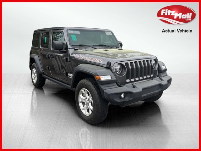 used 2021 Jeep Wrangler Unlimited car, priced at $33,775