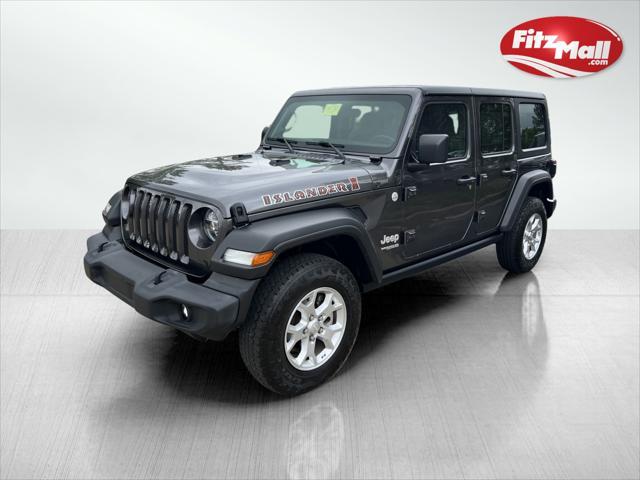used 2021 Jeep Wrangler Unlimited car, priced at $34,700