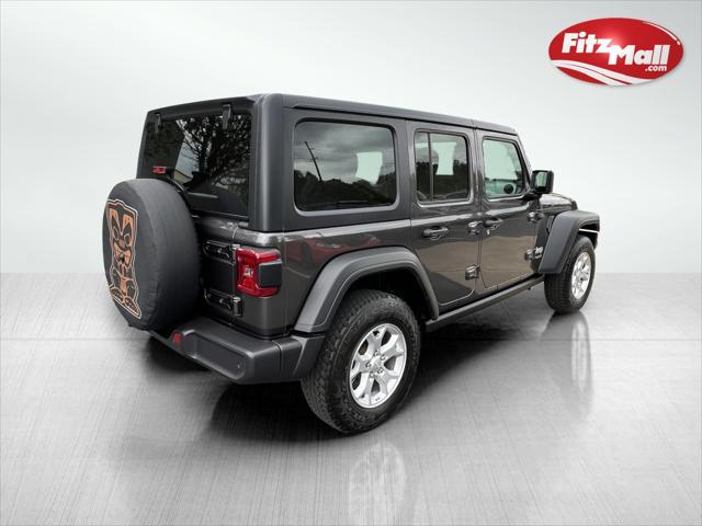 used 2021 Jeep Wrangler Unlimited car, priced at $34,700
