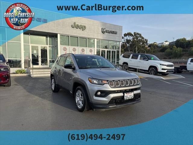 used 2022 Jeep Compass car, priced at $24,990