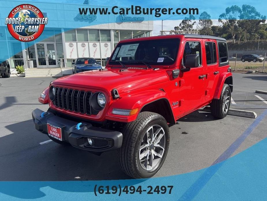 new 2024 Jeep Wrangler 4xe car, priced at $46,800