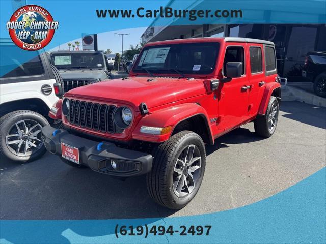 new 2024 Jeep Wrangler 4xe car, priced at $52,440