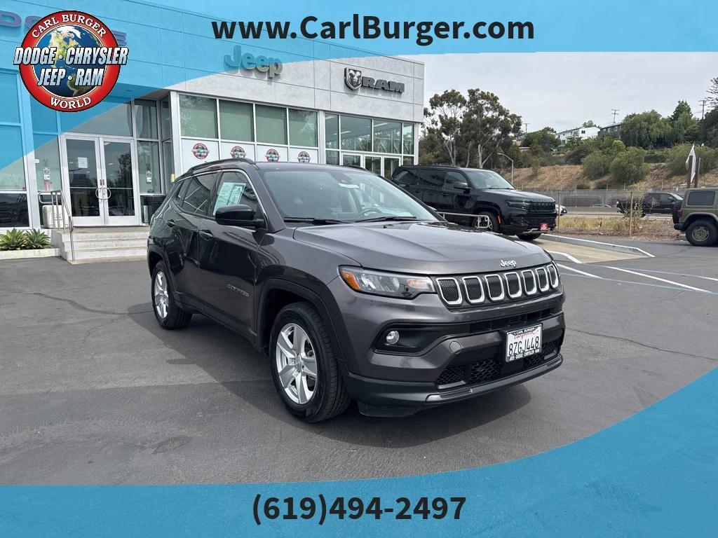 used 2022 Jeep Compass car, priced at $21,990