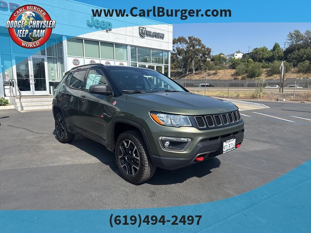 used 2021 Jeep Compass car, priced at $19,990