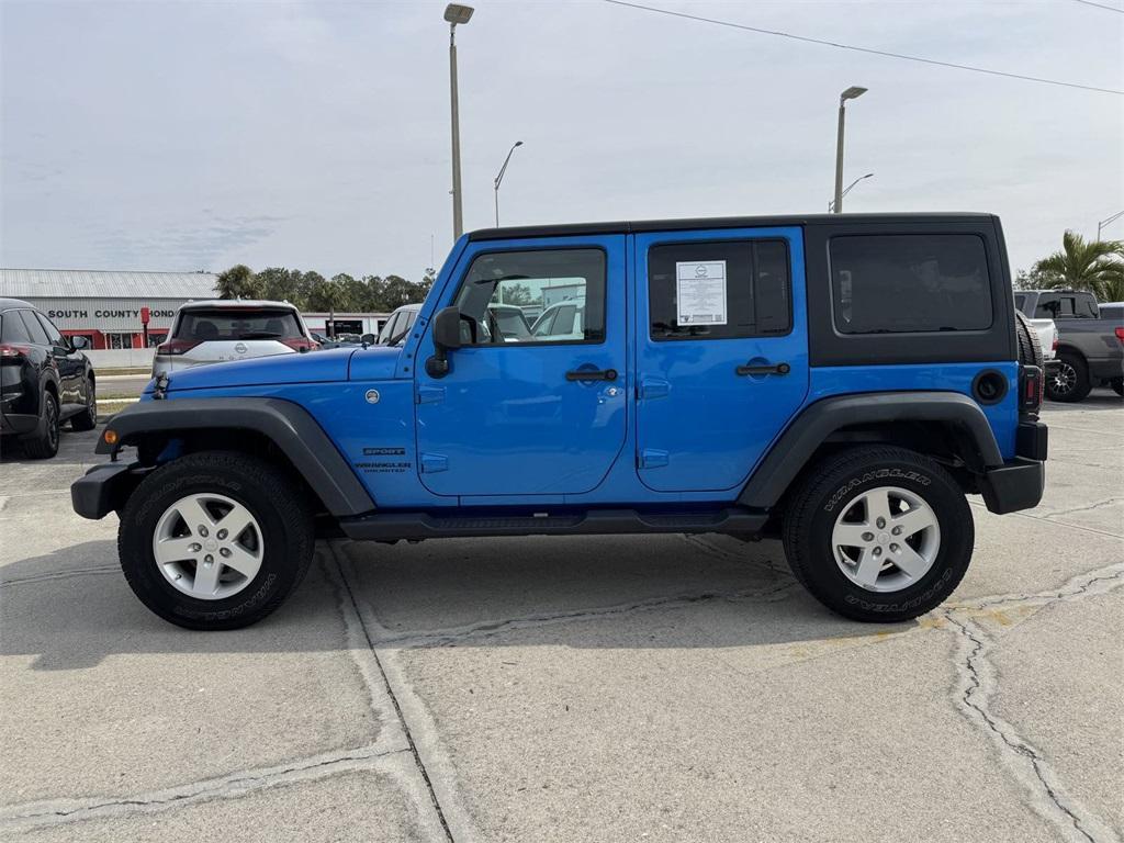 used 2016 Jeep Wrangler Unlimited car, priced at $19,000