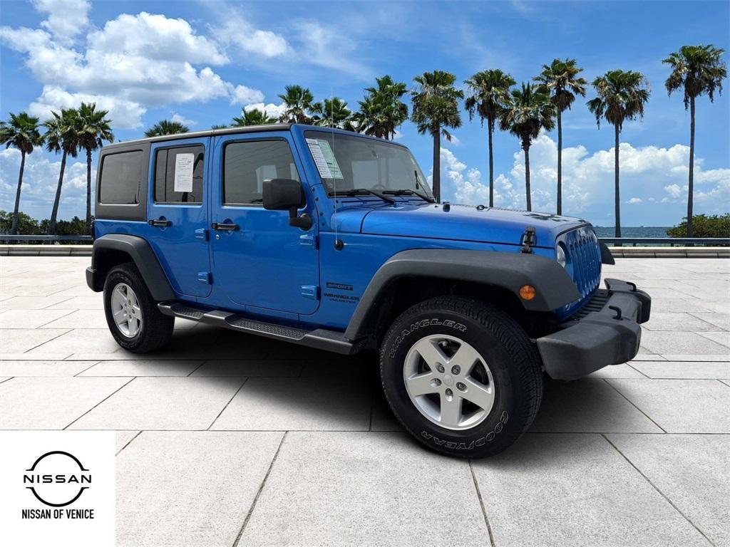 used 2016 Jeep Wrangler Unlimited car, priced at $19,000