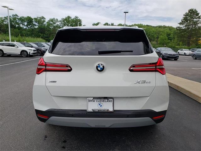 new 2025 BMW X3 car, priced at $55,760