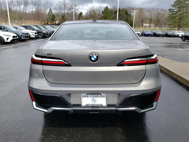 new 2025 BMW 740 car, priced at $106,100