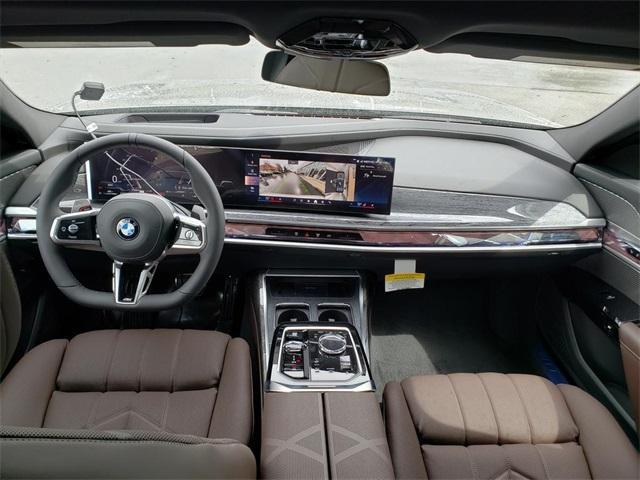 new 2025 BMW 740 car, priced at $106,100