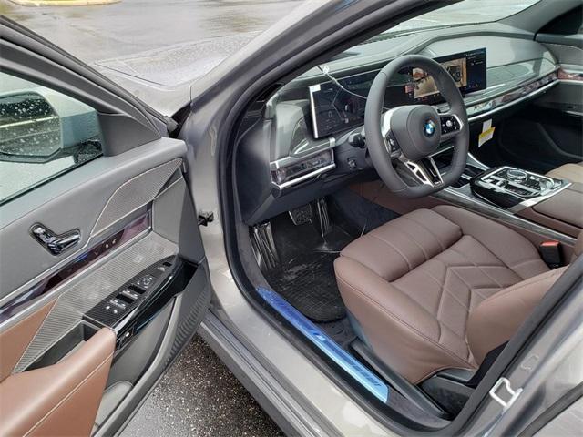 new 2025 BMW 740 car, priced at $106,100