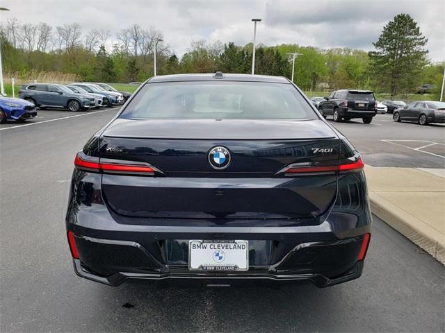 new 2025 BMW 740 car, priced at $108,200
