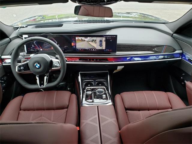new 2025 BMW 740 car, priced at $108,200